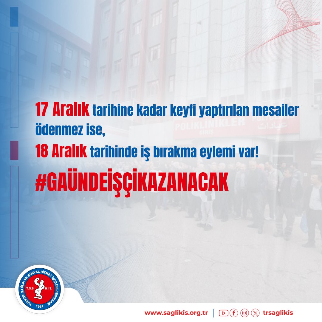 trsaglikis's tweet photo. Birleşe birleşe kazanacağız!

#GAÜNDEİŞÇİKAZANACAK
@RTErdogan
@tcbestepe
@ozaydinarif
@erolozvar
@abdulhamitgul 
@fahrettinaltun 
@FatmaSahin 
@isikhanvedat 
@muratcetin27 
@dbdevletbahceli 
@kemalcebervali https://t.co/4uhrqLG4s1