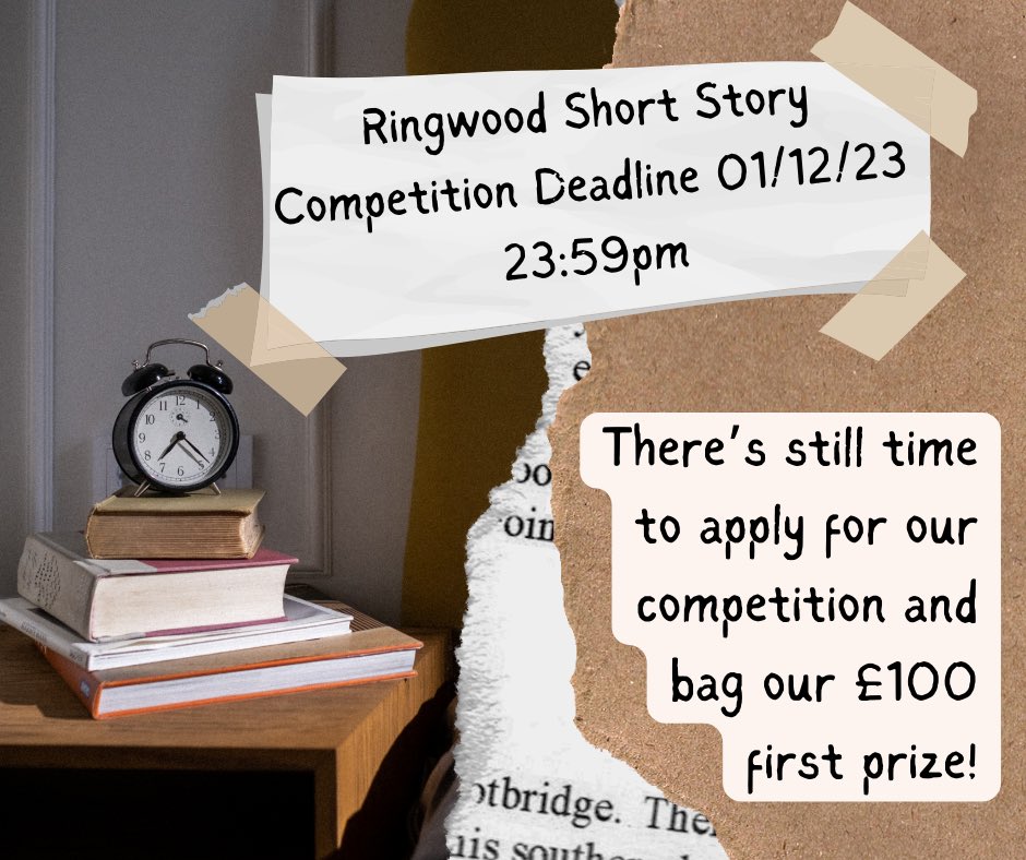 There’s still time to send us your short story competition entries!

The deadline for our competition is 1st December 2023 - we’ll be accepting submissions until 23:59pm on 1st, so last minute entries are still welcome! And who knows - that £100 first prize could still be yours!