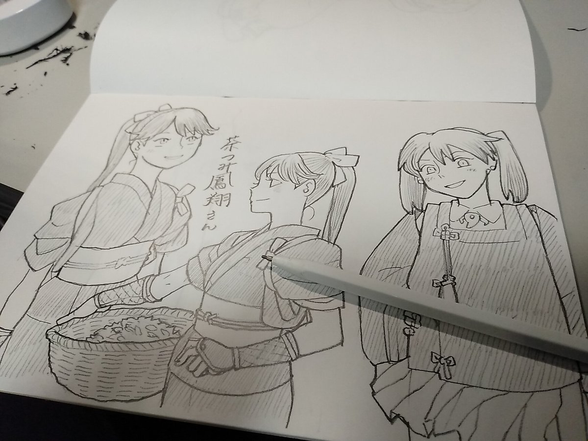茶摘み鳳翔さん