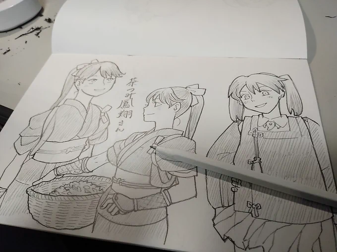 茶摘み鳳翔さん