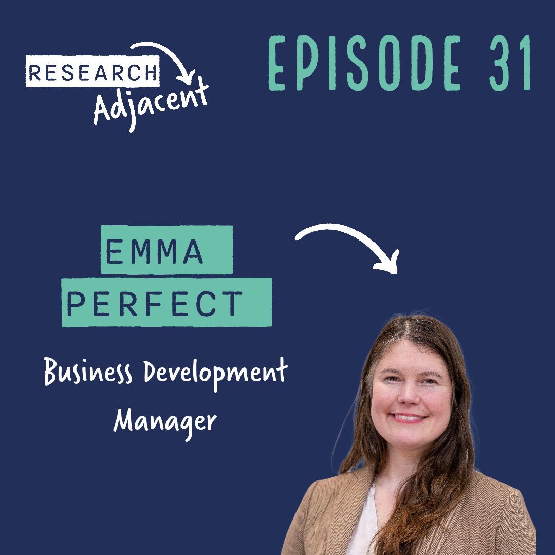 It's new episode day 😊 Check your podcast app or follow the link to hear me talking to Emma Perfect about working in the science start-up business world for twenty years and her recent transition to academia. It's been a rollercoaster ride! 🎢  sarahmclusky.com/emma-perfect-b…