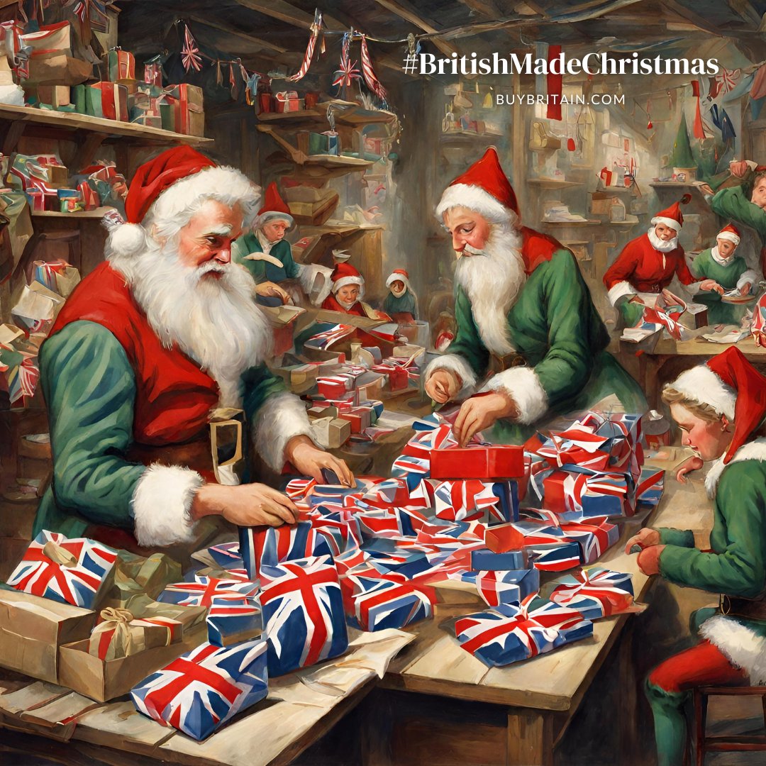 Let’s keep Santa’s Little Helpers 🧑‍🎄 busy with Red White & Blue🇬🇧 this #Christmas🎄 Plenty of #BritishMade gift ideas available here 🤗👇 🛍🎁 👉 buybritain.com #BuyBritain #buybritish #BizHour #BizBubble #shopindie #SmallBiz #FirstTMaster #UKGiftAM #giftidea