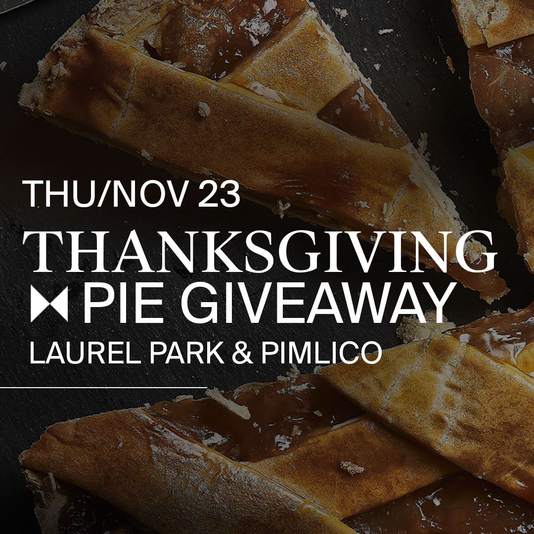 You can't have Thanksgiving without pie! Receive a pie with the purchase of a program this Thursday, November 23 at #LaurelPark.