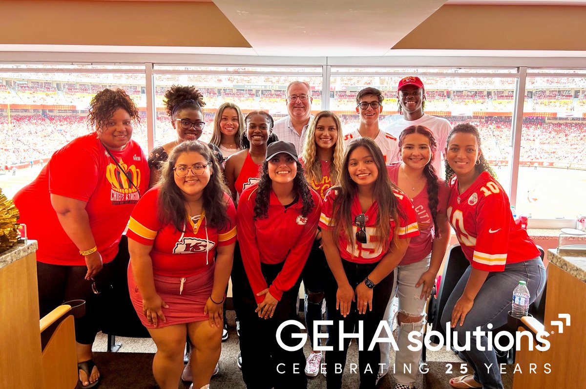 GEHASolutions's tweet image. We can’t get enough of our Kansas City Chiefs and having the opportunity to host our GEHA Solutions Diversity in Dentistry dental and dental hygiene students at GEHA Field at Arrowhead is always fun. &quot;GO CHIEFS!&quot;

@Chiefs #ChiefsKingdom #UMKC @UMKC #GEHAField #Diversity