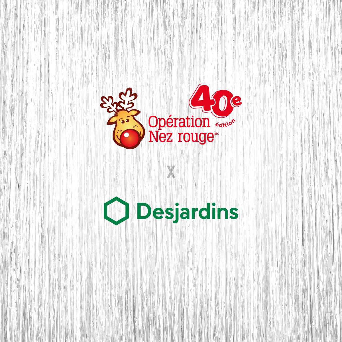 🎉@Desjardins célèbre 40 ans aux côtés de l'Opération Nez rouge!
Nous sommes heureux que notre partenaire provincial et assureur officiel ait répondu présent à l'invitation que nous lui avons lancée 🥳. 
Joignez-vous à la fête et devenez bénévoles : bit.ly/2Z1GV9b