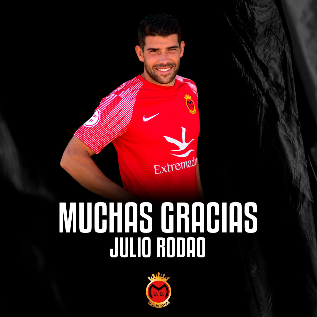 UDMONTIJO's tweet photo. 📲 #Oficial: #PrimerEquipo
❌⚽ Julio Rodao y la #UDM separan sus caminos.

🤝 Desde el club le damos las gracias y le deseamos lo mejor en el futuro.

#PiensaEnGrande | #Desde1922 https://t.co/J8Ro6Eubba