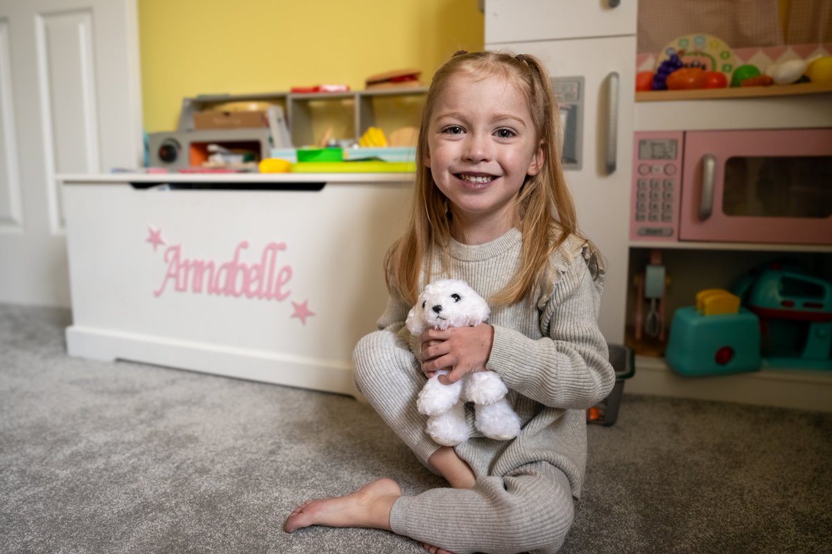 TheBHF's tweet photo. Meet Annabelle, one of our Young Heart Hero Awards nominees who was born in January 2020 with Hypoplastic Left Heart Syndrome.

Having endured multiple lifesaving surgeries, she's now in the interstage period, and will require the Fontan procedure before turning 5.

Annabelle spent her first 7 months of life in the hospital, and finally came home in July 2020. Her journey has been filled with challenges, but her spirit is unbreakable.

Annabelle’s parents say: “She continues to defy all odds and is a happy soul loving life to the full (even though she gets really tired really easily and often is blue). She is our hero and people regularly say what an inspiration she is!"
#WorldChildrensDay