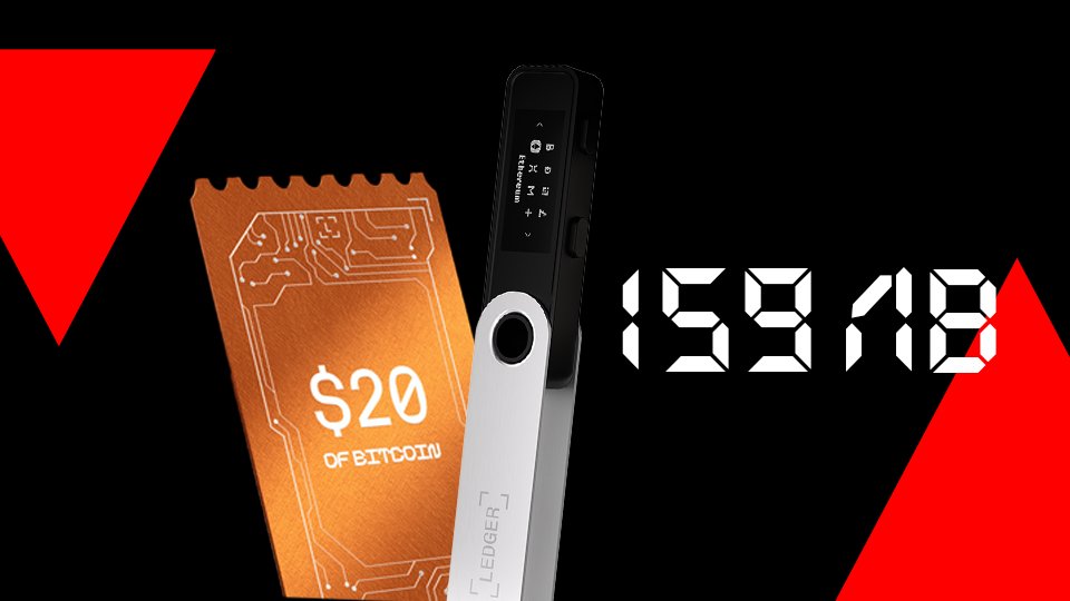 BitcoinBG's tweet image. Даваме начало на нашите #BlackFriday оферти с три страхотни предложения:
🔥#Cryptotag Zeus с 20% отстъпка.
🔥Ledger Nano S Plus в черен цвят с бонус $20 в #Bitcoin
🔥Ledger Nano X в черно с бонус $30 в #BTC
Общите условия на промоцията ще откриете тук: bitcoinbg.eu/shop/black-fri…