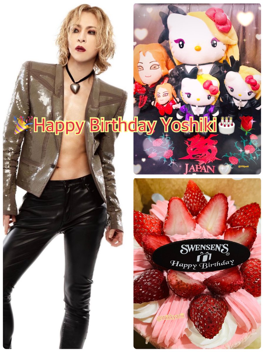 Wikkyariii's tweet photo. @YoshikiOfficial Happy Birthday!!!🎂🎉 Wishing you a beautiful day with good health and happiness forever~ #HappyBirthdayYoshiki #Yoshiki #xjapan ❤️🌹 https://t.co/SX54WxrWPN