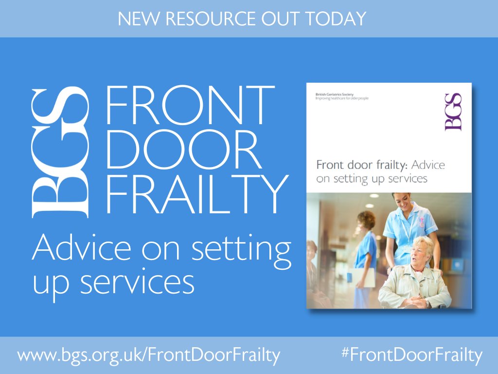 📢New BGS publication! We have today published a new resource aimed at supporting healthcare professionals who want to offer a front door frailty service to older people presenting at emergency departments. #FrontDoorFrailty bgs.org.uk/policy-and-med…