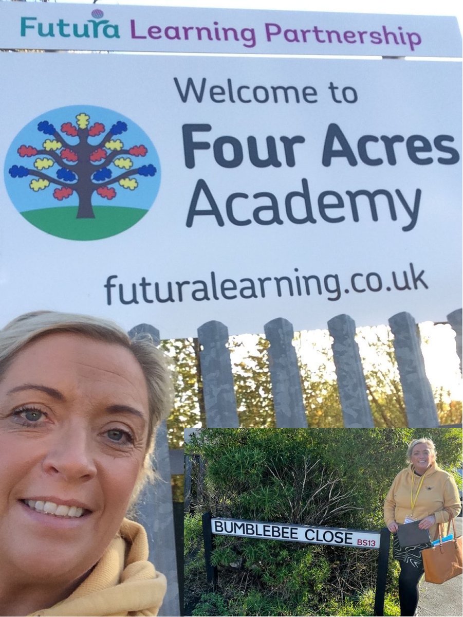 Perfect parking spot for our latest visit to Four Acres Academy in Bristol last week! 🚗 

@sharpfibre support three schools on The Bumbles of Honeywood Programme 🐝 joined the networking workshop with the children to talk about their #industry and #skills for future #careers 🙏