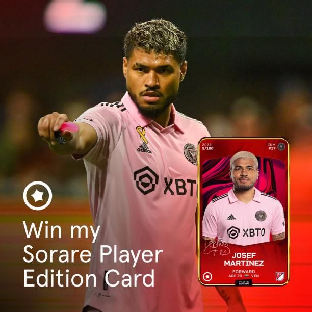 I just got my new @Sorare Player Edition Card, and I’m giving it away to one Manager who’s been riding with me 🔥 To enter: Share how you got started on Sorare, and how my card contributed to your journey. Reply via video or text to this post, or submit to prizes@sorare.com