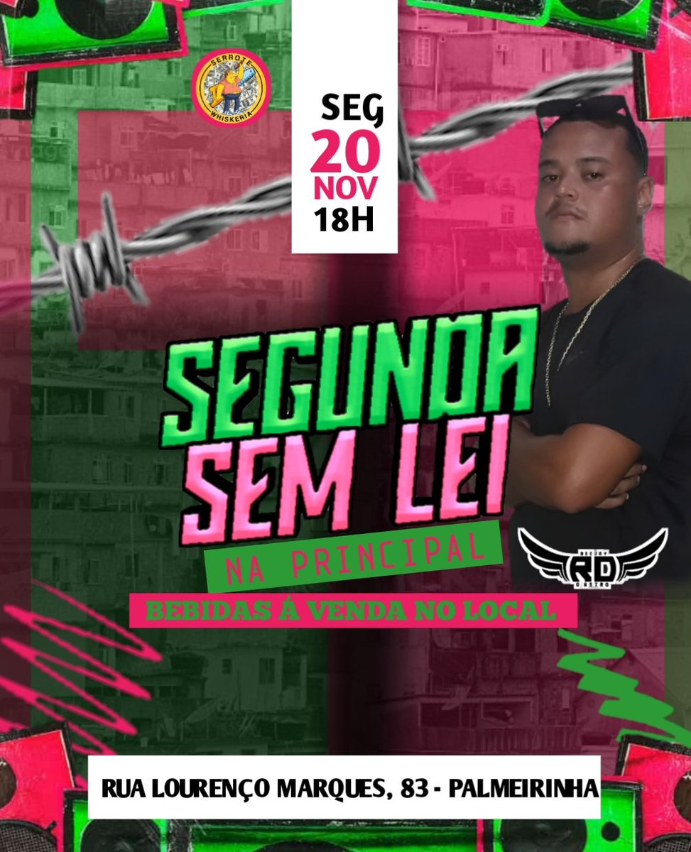 Tudo pelo serrote mais tarde 🎶💃

<a href="/SergioG11223808/">Serrote whiskeria</a>