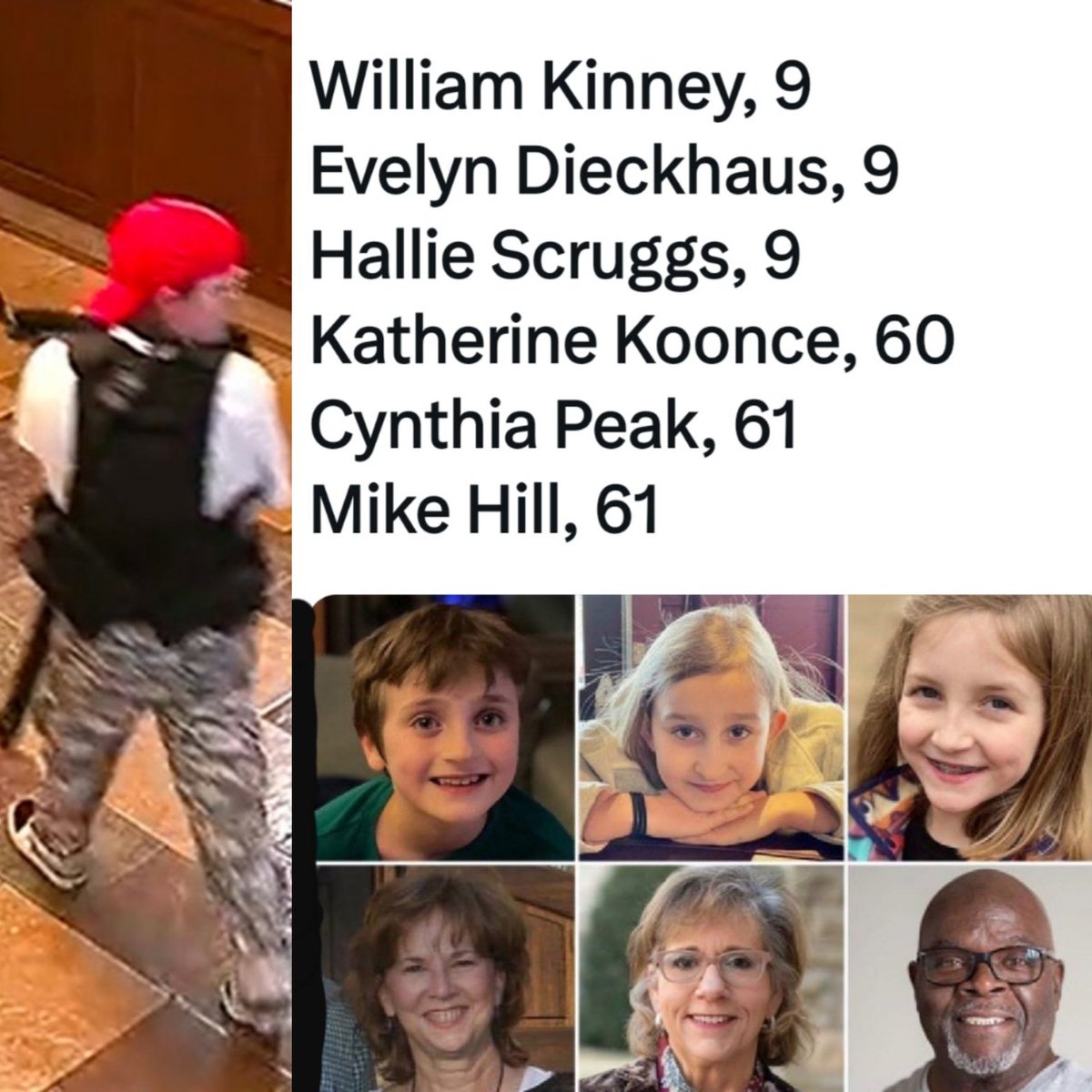 Today on this Transgender Day of Remembrance let's remember the 6 souls lost to the trangender mental illness of Audrey Hale who vowed to 'kill the privileged little fuckers' at the Covenant Catholic School. May she burn in Hell.