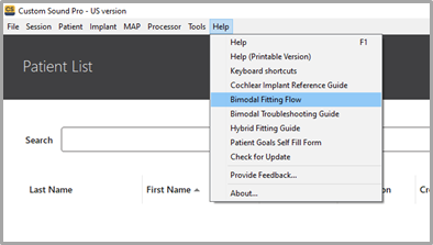CochlearUS's tweet photo. Quick tip: The #Bimodal Fitting Flow and Bimodal Troubleshooting Guide are available in Custom Sound Pro under the “Help” tab. For #compatibility questions, visit our webpage: https://t.co/MfwM9sFaRG https://t.co/PjhGdNgOND