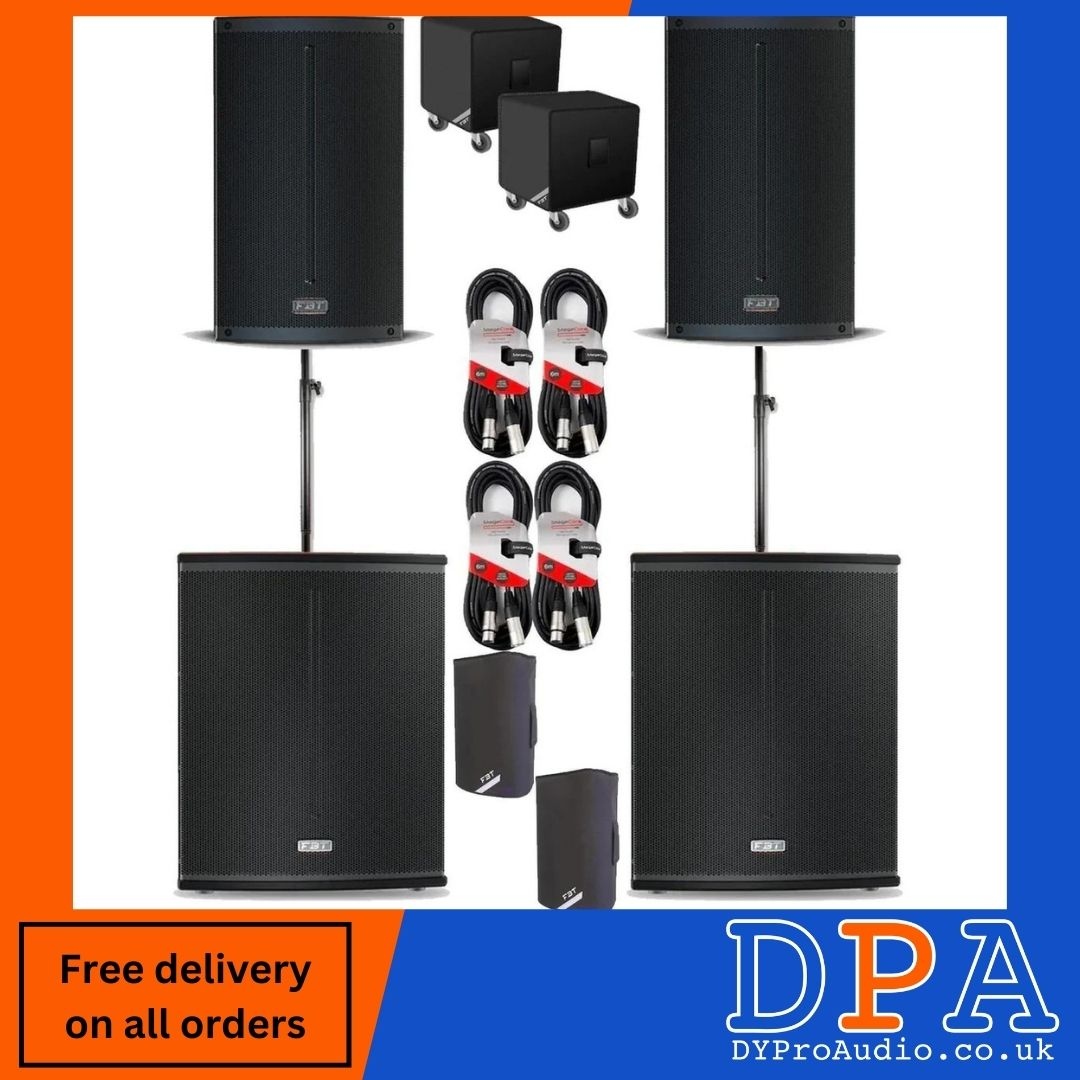 In stock today.
FBT X-Lite 115A 15' Active Speaker & X-Sub 115SA Subwoofer with Covers
Sale price £2,849.00

Available on our website via the link. ⁠
⁠
#fbt #bassspeaker #activespeaker #speaker #dj #djlighting #djshop #karaokedj #mobiledj #mobiledisco #dyproaudio ⁠#mobiledjs