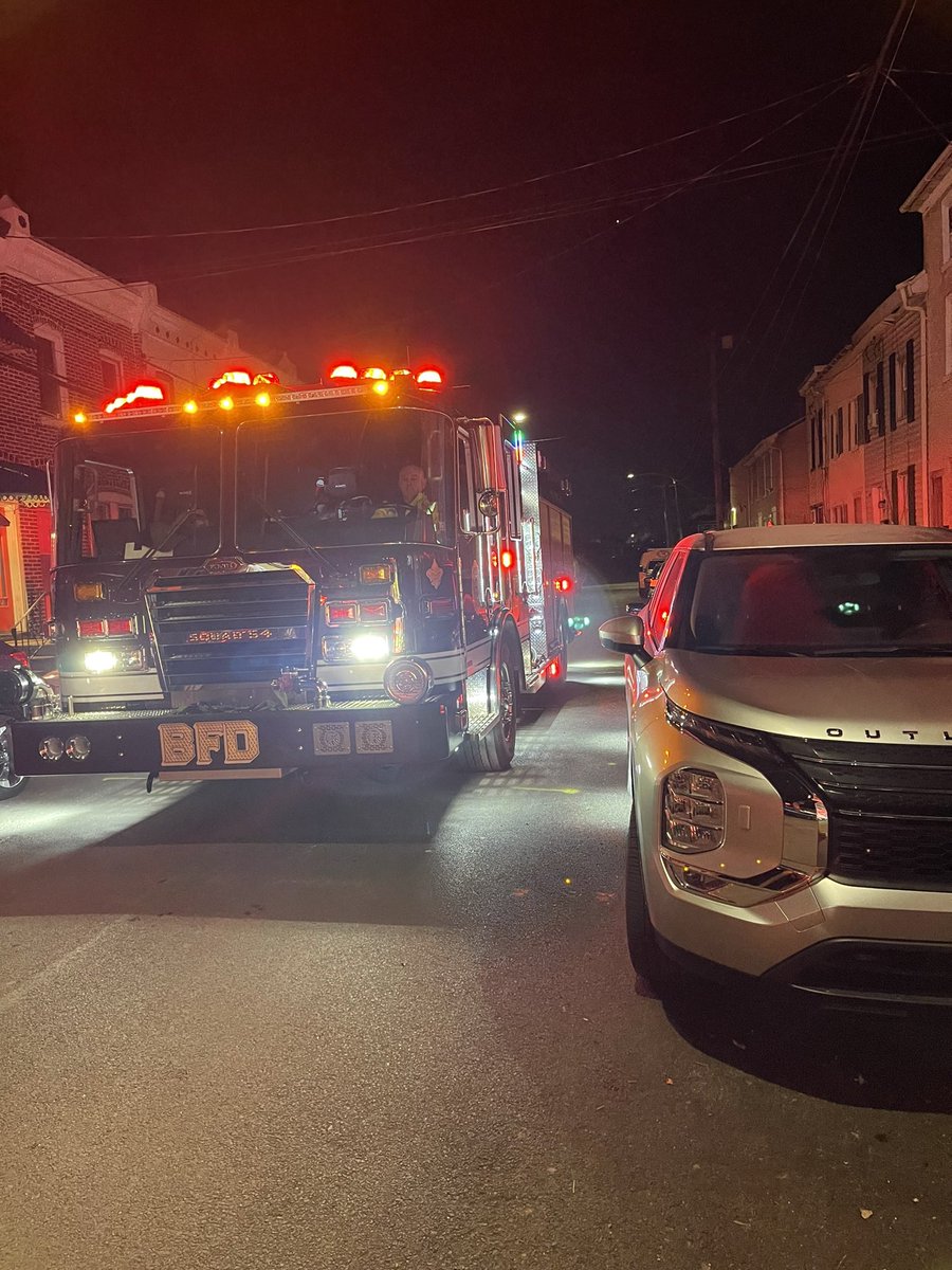 GoodwillFire32's tweet photo. CO Incident on the unit block of W. Front St. with PD activity earlier this morning.  All units have since cleared the scene. https://t.co/QFJ3Ww7uUc