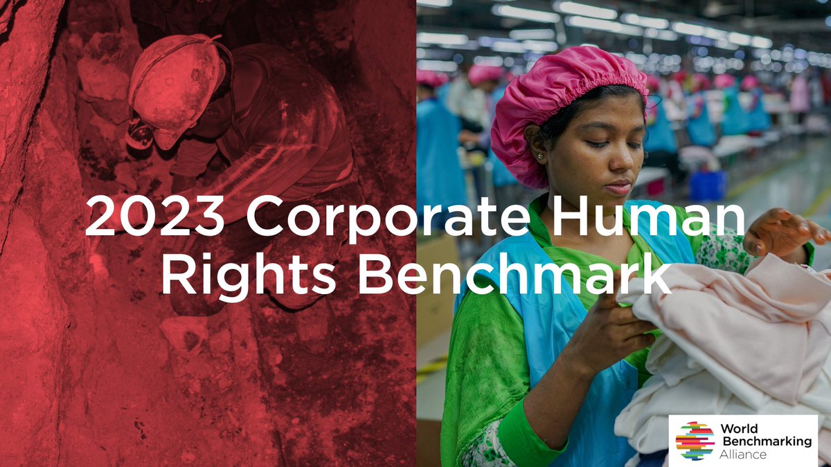 BHRCmedia's tweet photo. Out today: @SDGBenchmarks' #CHRB2023 reveals although 61% of companies have some human rights due diligence processes in place, only 27% engage with rightsholders throughout.

Explore the full results: https://t.co/e1FQfh7veb https://t.co/Z1YVKXb1gI