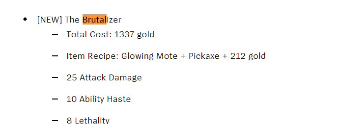 AloisNL's tweet photo. Christmas has come extremely early, Riven will be so disgustingly broken next season XD

Brutalizer is back, old  Tiamat is back... Idk man never been this excited for a new season. If kleptomancy somehow also makes a return its CRAAAZY https://t.co/VtSbCw0o5I