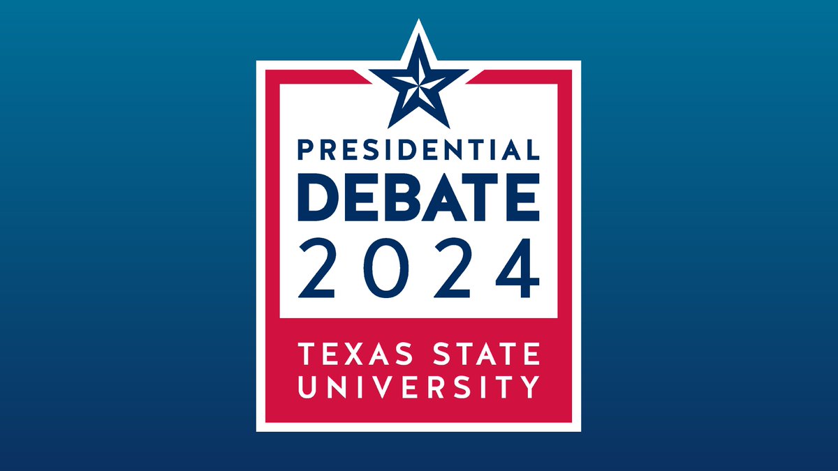 txst_news's tweet photo. The CPD @debates announced that #TXST will host the first in a series of four general election debates on Sept. 16, 2024. With this announcement, TXST has the distinction of being the first location in TX to host a presidential debate. #TXSTdebate2024

https://t.co/B2D6vhyrwM https://t.co/hEbjVOaNr7