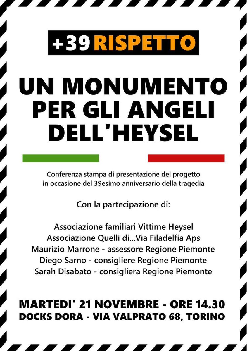 marino_10032's tweet photo. Domani ai DOCKS, per celebrare questo straordinario risultato.
Portato a casa da pochi, pochissimi, che però a differenza di chi invece se n'è sempre sbattuto e ancora oggi spesso "rema contro", non si sono mai dimenticati di quel 29 maggio '85 .
@ASS_FAM_VITTIME #QVF https://t.co/SvOauJvUIO