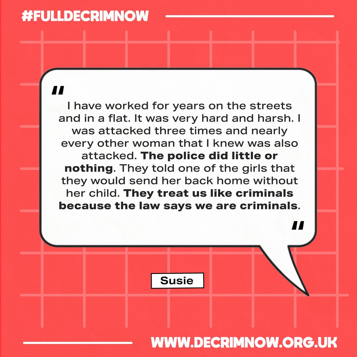 ukdecrimnow's tweet photo. Criminalisation has failed to reduce sex work. It has failed to keep sex workers safe.

Criminalisation puts sex workers in danger.

Sex workers demand full decriminalisation now.

But we need your help to achieve it. 

🧵🪡 https://t.co/LfLKDkvvte