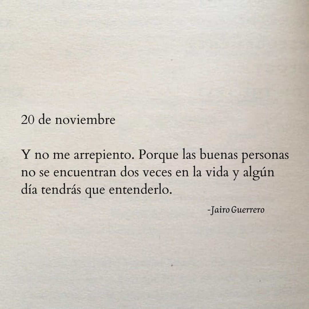 20 de noviembre. ✍🏼