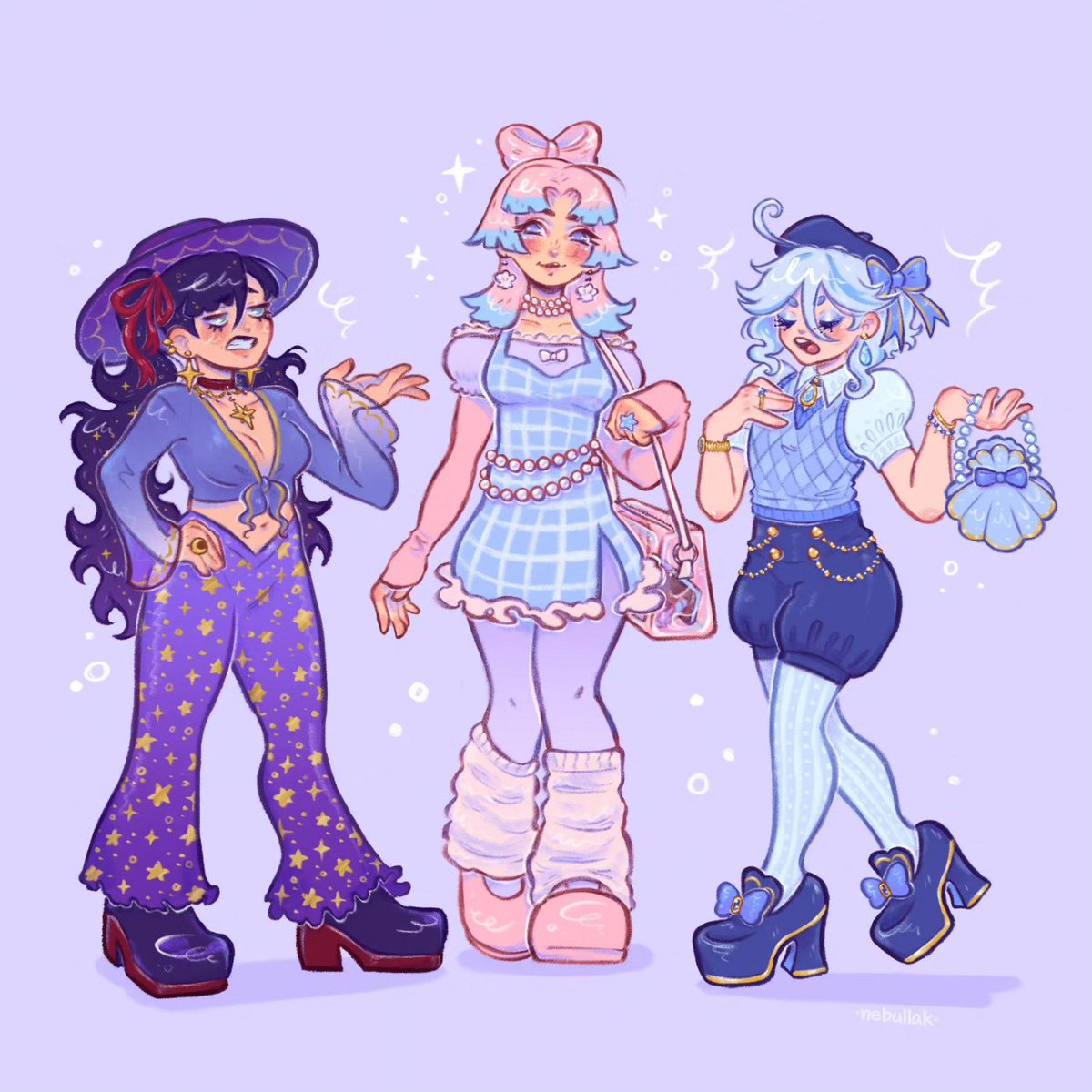 Hydro girlies! ✨️🪸💧 #GenshinImpact #genshintwt