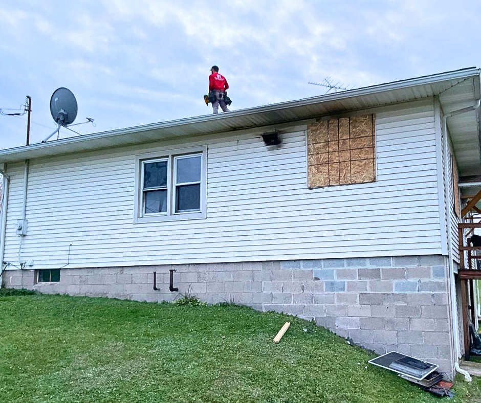 This devastating scene derived from a grease fire in the kitchen.

We've been supporting this family every step of the way! From the initial board up, to the demo work, and mitigation our crew is helping to get this house restored. We're always #heretohelp 🛠️🏚️
