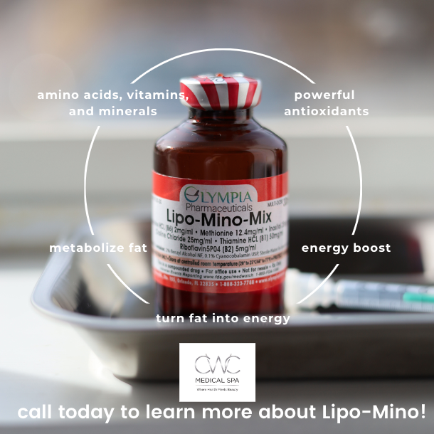 Lipo-Mino-Mix stands is a weight loss solution designed to help you burn fat, elevate your energy levels, and support your weight loss journey. ✨This month during our Black Friday sale, get 3 injections for just $90! ✨ #lipomino