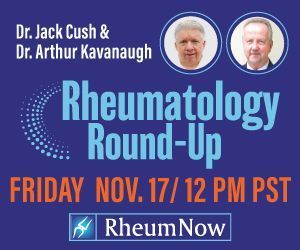 Dr. John Cush (@rheumnow) on Twitter photo Another Great Rheumatology Roundup (#ACR23) w/ Drs. Kavanaugh & Cush. Abstr:
0025 Cannibinoids & pain
1584 TMP/SMX in GPA
0607 CAR-T cell
1583 SMART
LB07 Arctic Rewind
2480 RA Flare Cutpoints
2548 Uveitis BKZ
2427 PR3+ LN
0445 TCZ biosimilars
1008 ED
L03 VEXAS
1269 3 S Rule Another Great Rheumatology Roundup (#ACR23) w/ Drs. Kavanaugh & Cush. Abstr:
0025 Cannibinoids & pain
1584 TMP/SMX in GPA
0607 CAR-T cell
1583 SMART
LB07 Arctic Rewind
2480 RA Flare Cutpoints
2548 Uveitis BKZ
2427 PR3+ LN
0445 TCZ biosimilars
1008 ED
L03 VEXAS
1269 3 S Rule
