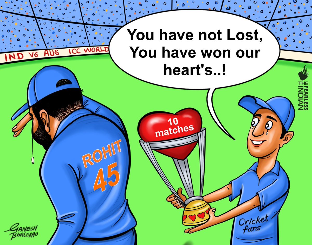 You have won our heart! #icccricketworldcup2023 #indvsauswtcfinal