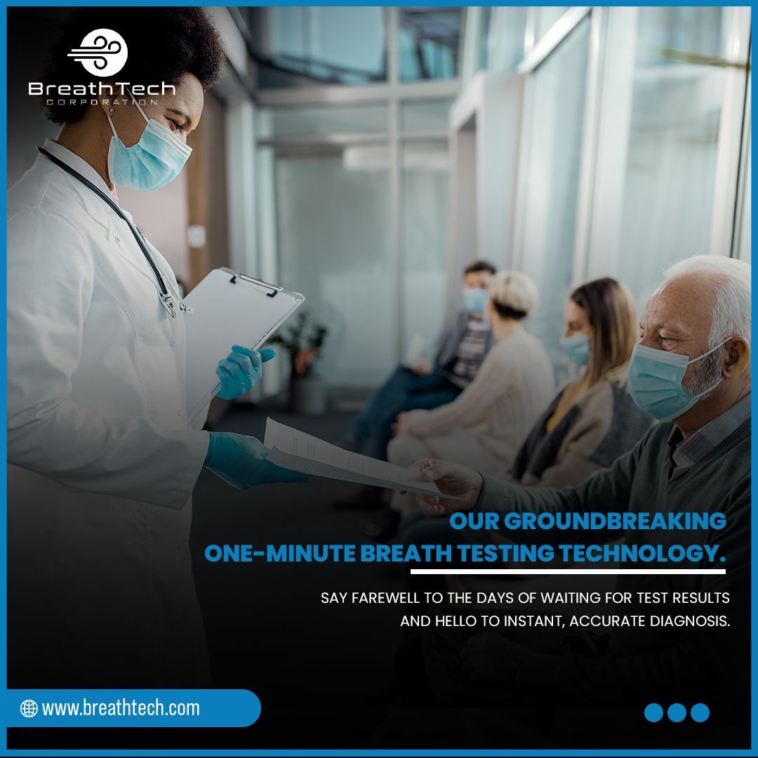 breathtech_corp's tweet image. It&apos;s time to take control of your health and get results in the blink of an eye. Your health, your timeline. 

#BreathTech #breathtesting #healthcare #healthtechnology #healthtech