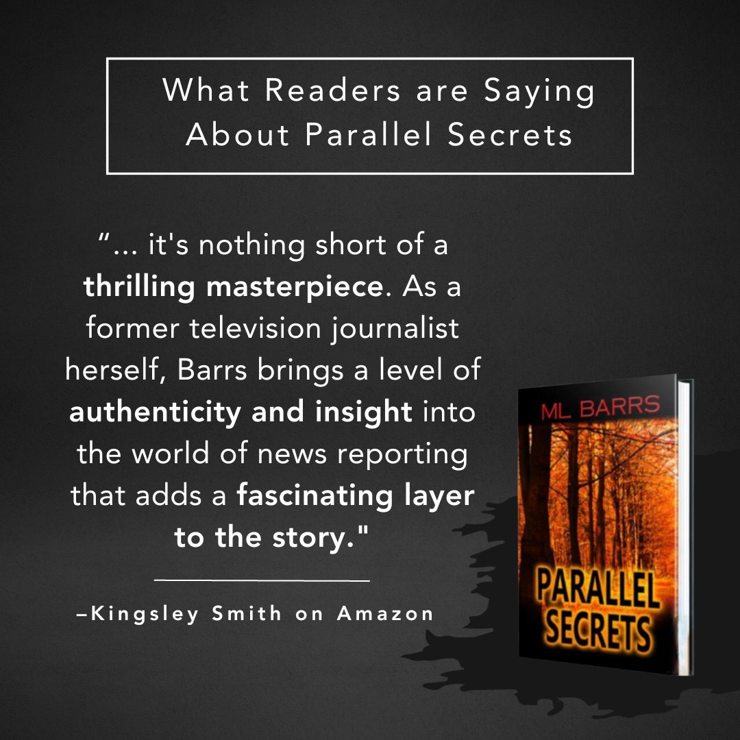 A huge shoutout to my readers. Such thoughtful feedback reminds me why I love telling stories. 

#bookreview #parallelsecrets #itwdebuts #wildrosepress #mysterybooklover #mysteryreaders