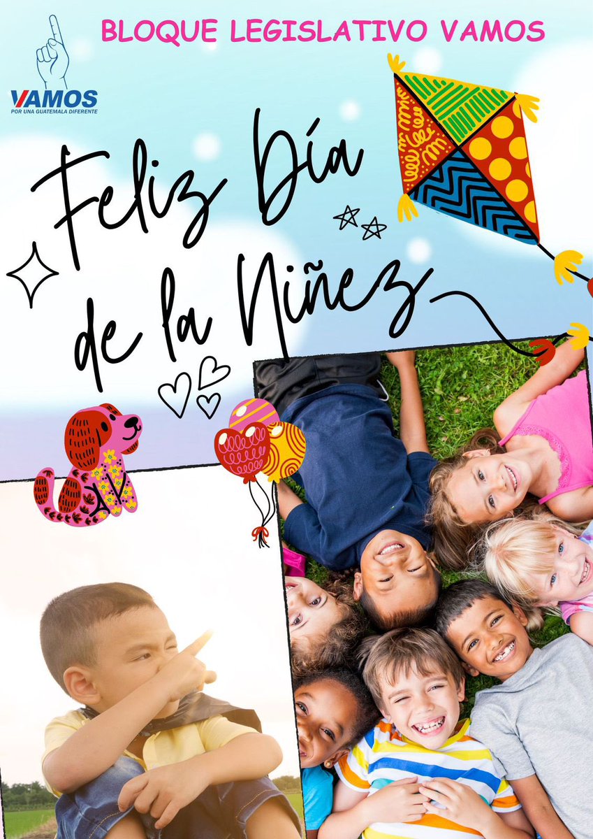 En el día internacional de la niñez, el Bloque legislativo Vamos, saluda al presente y futuro de la patria y reitera su compromiso de seguir legislando en pro de la niñez. #bloquevamos