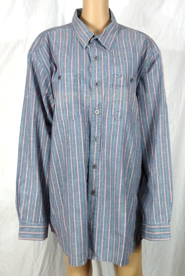 ADMandELLC's tweet photo. Check out LL BEAN Striped Long Sleeve Soft Cotton Button Up Shirt XL MEN https://t.co/cMUYCREF8v #eBay via @eBay https://t.co/o2eikMkmjE