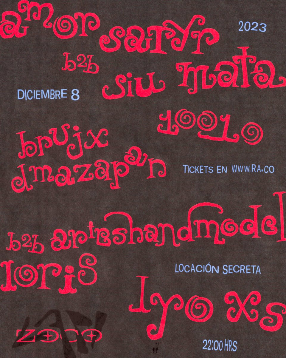 LAPI x ZOCO
DICIEMBRE 8 
BOLETOS : ra.co/events/1809741 

COME THE FUCK THRU !!!