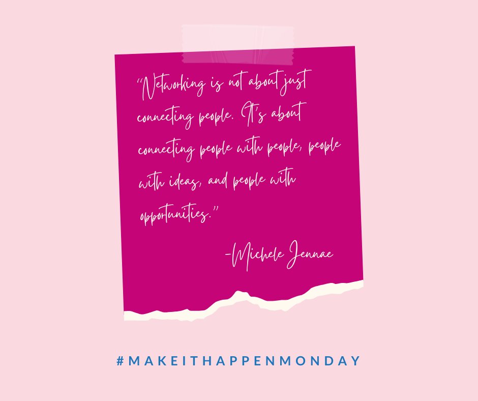wbcsouth's tweet photo. Make it happen Monday! 💥 💥 💥

Getting connected is an important part of building a successful career! So, let's make today the start of a new network and watch those opportunities come your way. 

#Networking #Opportunities #Success https://t.co/xv4crxmFIO