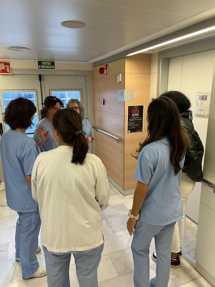 InfermeriaMT's tweet photo. Avui es commemora el  #diamundiallesionsperpressió. Des d’infermeria de la Fundació Assistencial @Mutua_Terrassa s’han format a més de 400 professionals en la prevenció i tractament de les lesions per pressió #LPP.
A més s’ha inclòs una Scape Room pràctica sobre la pell. https://t.co/h6OdEeAoVO