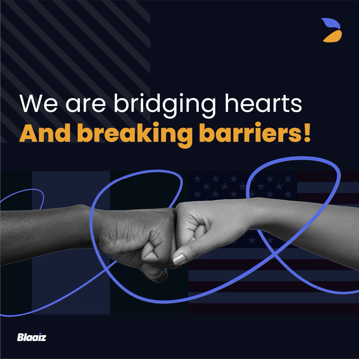 Our commitment to bridging hearts isn’t just a tagline; it is our passion. We’re dedicated to reuniting loved ones, supporting each other's dreams, and making the world a little better. 

Join us on this journey.

#BridgingHearts #BreakingBarriers #Blaaiz