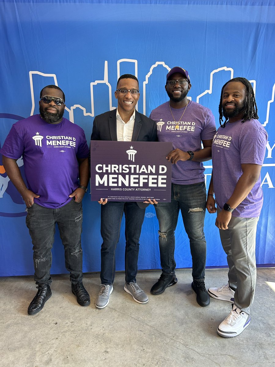 This weekend, surrounded by family, friends, and supporters I filed for re-election to serve another 4 years as Harris County Attorney.