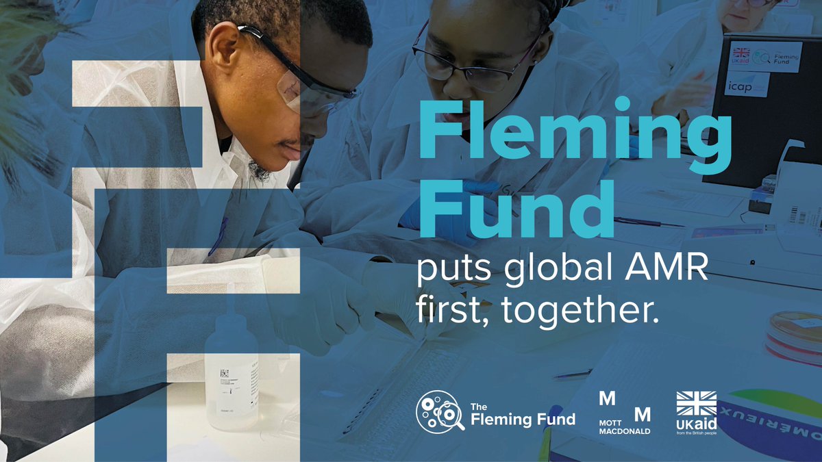 🌏🤝Putting global #AMR first, together #WAAW2023. The #FlemingFund, in its 7th year, supports data surveillance systems in Africa and Asia to provide data and evidence helping combat #AntimicrobialResistance. ⬇️ flemingfund.org/publications/t… 🧵1/5 [...]