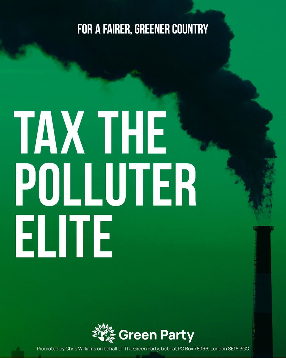 The Green Party (@thegreenparty) on Twitter photo 🤯 According to a new report by Oxfam, the richest 1% account for more carbon emissions than the poorest 66%.
💚 It's time to tax the super-rich properly and use the money to fix public services, pay people fairly, close the inequality gap and tackle climate breakdown. 🤯 According to a new report by Oxfam, the richest 1% account for more carbon emissions than the poorest 66%.
💚 It's time to tax the super-rich properly and use the money to fix public services, pay people fairly, close the inequality gap and tackle climate breakdown.