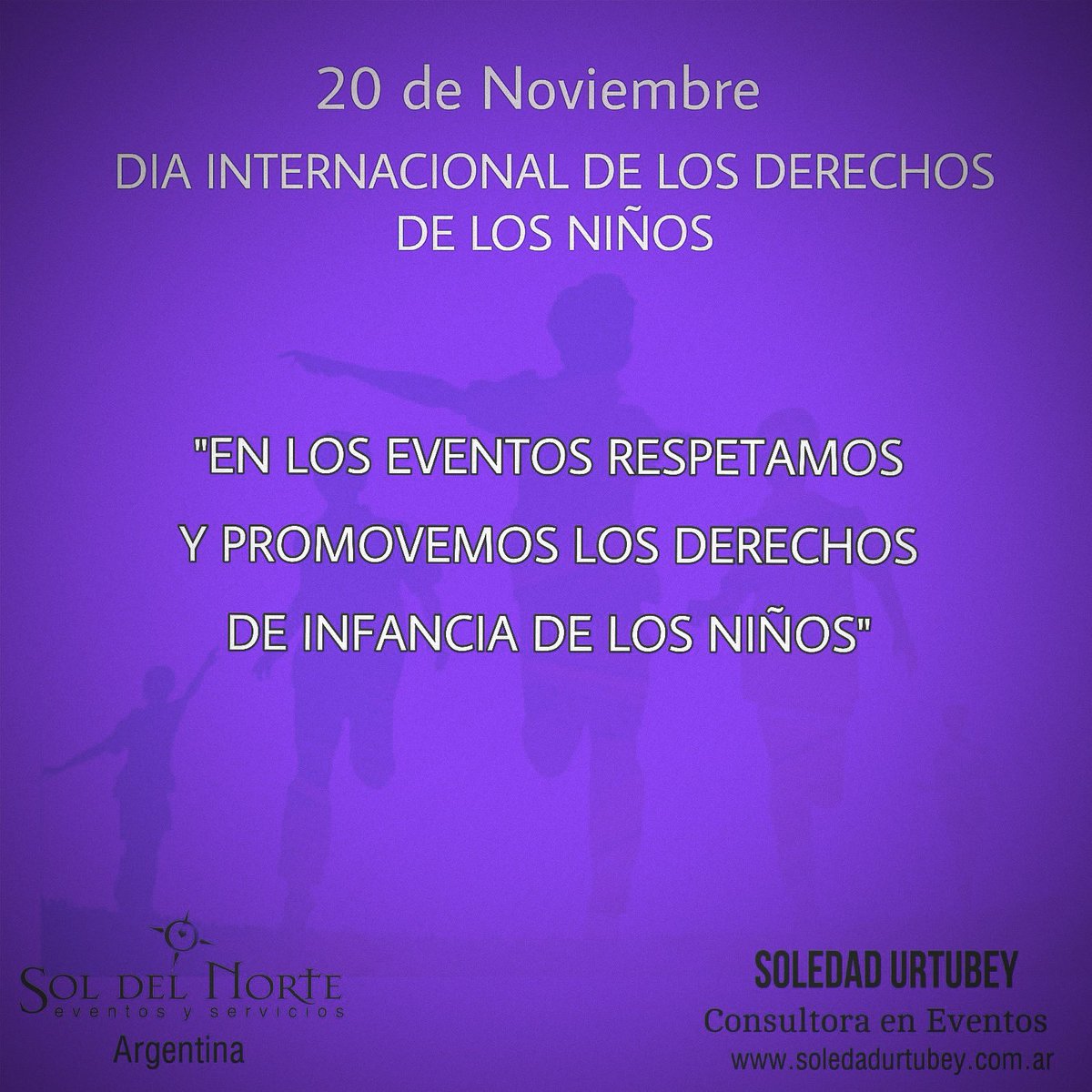 #diamundialdelainfancia ..solo ENTRE TODOS y desde el lugar que ocupamos en el mundo, podemos encarar el desafío global de construir una sociedad más inclusiva, en la que podamos crecer.. soledadurtubey.com.ar/?p=893
Renovemos nuestro compromiso social ciudadano por un #mundomejor