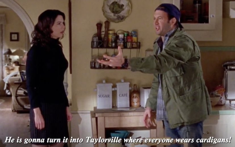 illicitsmore's tweet photo. oh gilmore girls the impact you have. https://t.co/ZDnAXvYyvC