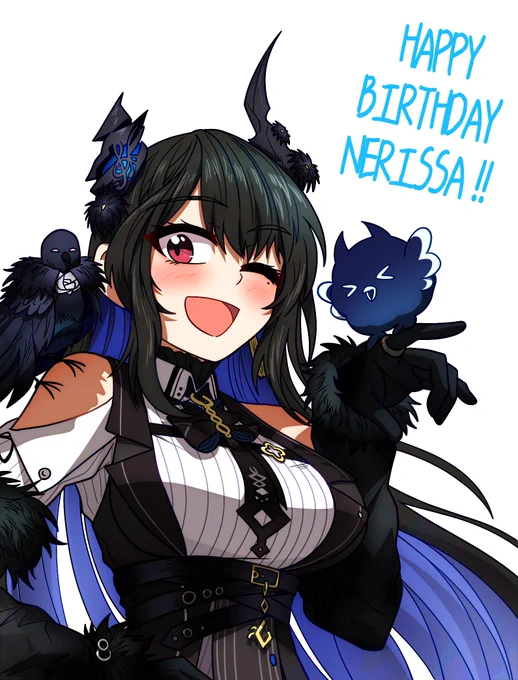 #HololiveEN#RavenCraftsHappy Birthday Nerissa !! 
