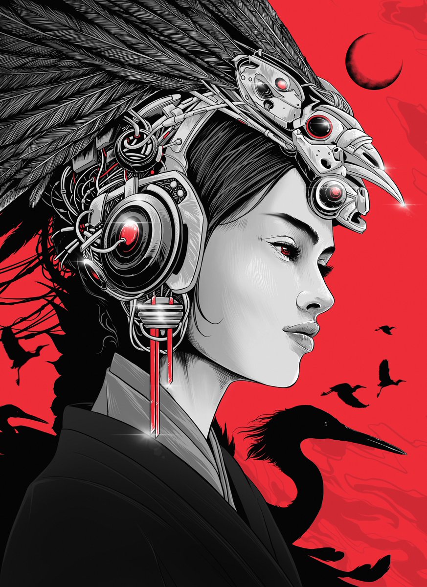 NEW DROP #PutiHitaMera ⚪️⚫️🔴
"Lady Stork"

1/1 on <a href="/foundation/">Foundation 🌐</a>
Listed in <a href="/Diz_iz_/">Diz-Iz</a> ILO 2
Curated by <a href="/v_xtra/">Vic</a> 

Link below 👇