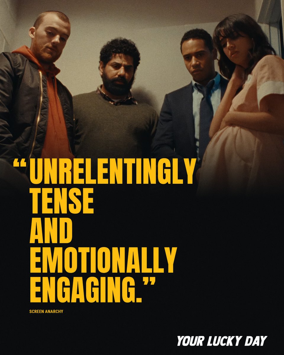 wellgousa's tweet photo. "Unrelentingly tense and emotionally engaging." (@ScreenAnarchy)
Watch #YourLuckyDay on Digital now! π https://t.co/0kGxSJ1YXd
β
#ForAngus #movies #AngusCloud #mustwatch #actionmovie #holiday #thriller #lottery #watchnow https://t.co/nPCZ0XIRkn