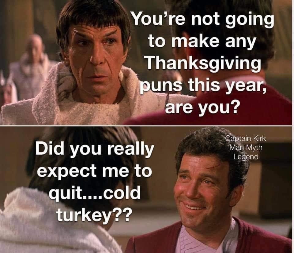 I mean that would be crazy! #roddenberry #startrek #thanksgiving2023