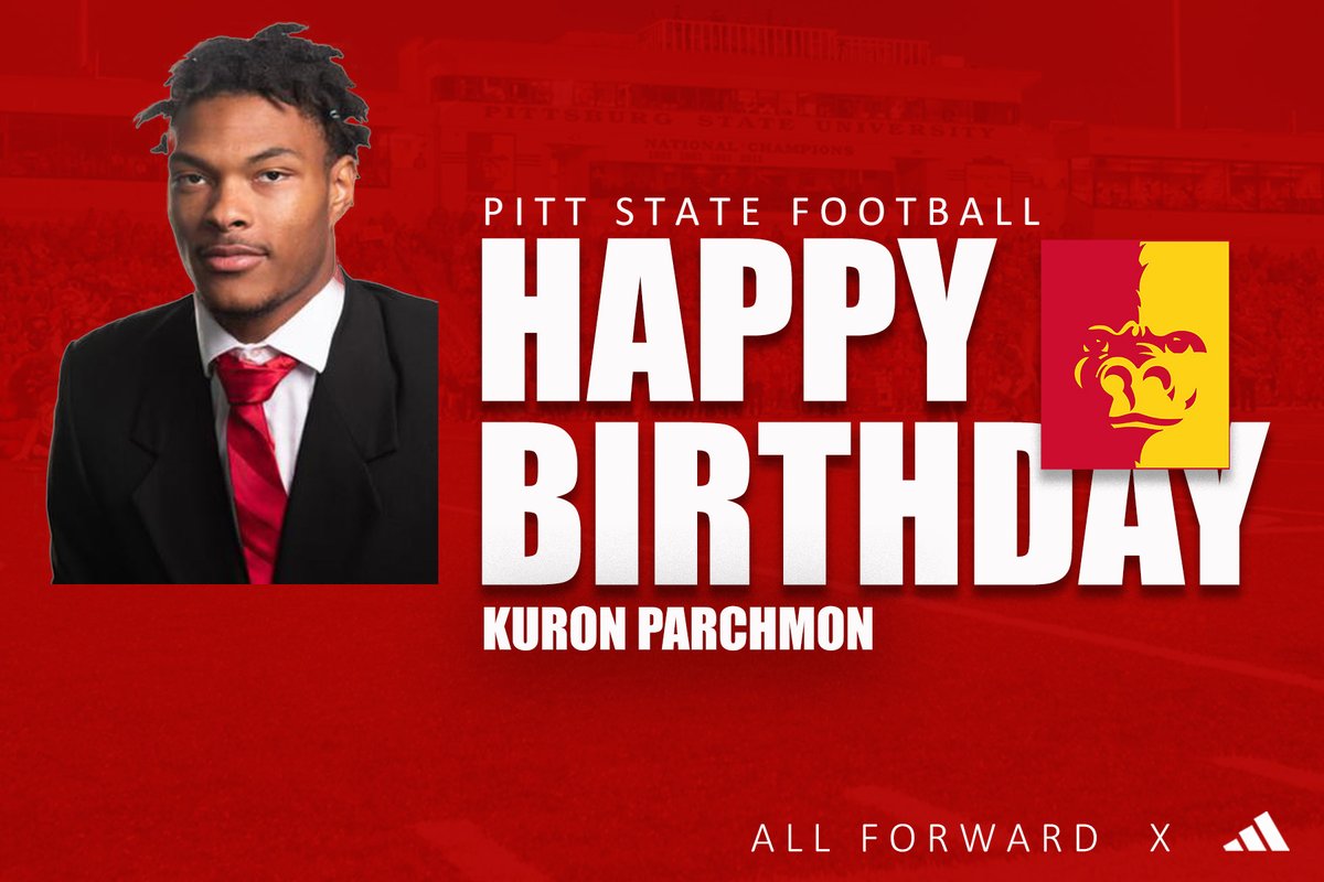 GorillasFB's tweet photo. Happy Birthday to Gorilla WR Kuron Parchmon! 

#1-0 #AllForward #GorillaBDAY https://t.co/uCRlOgSTyR
